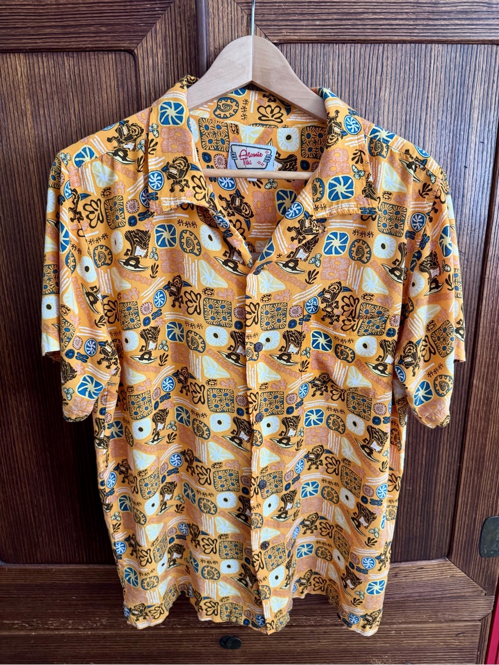 Men's Short-Sleeve Casual Button-Down Shirt size XL